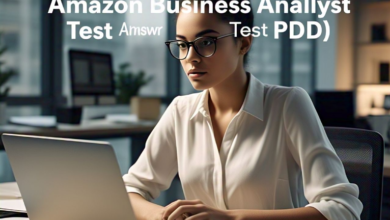 amazon business analyst test answers pdf​