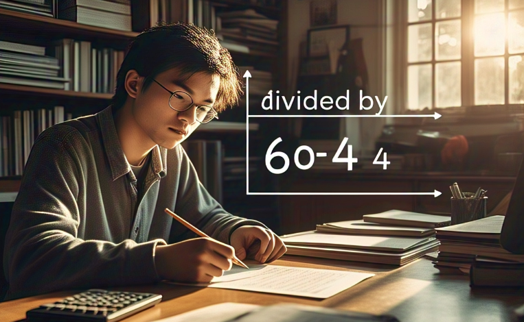 60 divided by 4